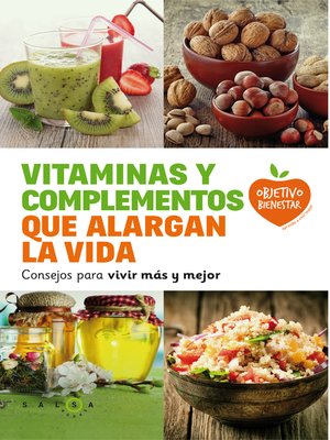 cover image of Vitaminas y complementos que alargan la vida
